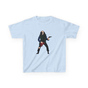 Eddie Munson Playing Guitar Kids T-Shirt 5
