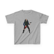 Eddie Munson Playing Guitar Kids T-Shirt 3