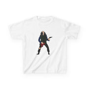 Eddie Munson Playing Guitar Kids T-Shirt 1