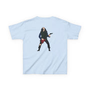 Eddie Munson Playing Guitar Kids T-Shirt 6