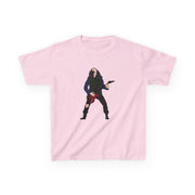 Eddie Munson Playing Guitar Kids T-Shirt 7