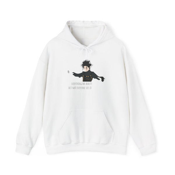 Everything Has Beauty - Scissorhands Hoodie White Front