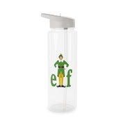 Elf Logo Clear Water Bottle 6
