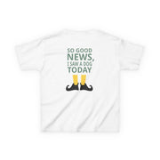 I Saw A Dog Today - Elf Kids T-Shirt 2