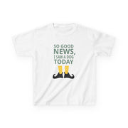 I Saw A Dog Today - Elf Kids T-Shirt 1