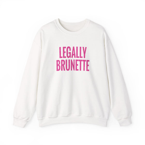 Legally Brunette Sweatshirt White Front