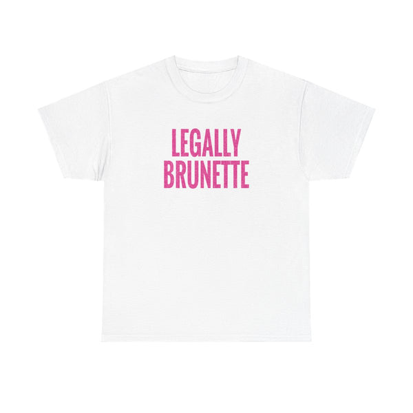 Legally Brunette T-Shirt White Front