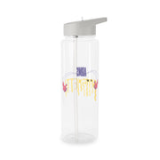 Arms Spaghetti - Pink Clear Water Bottle 7