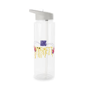 Arms Spaghetti - Pink Clear Water Bottle 6