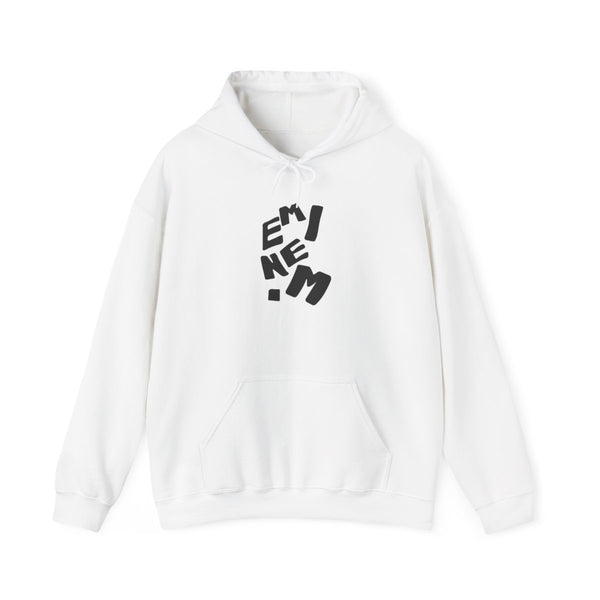 Text Hoodie White Front