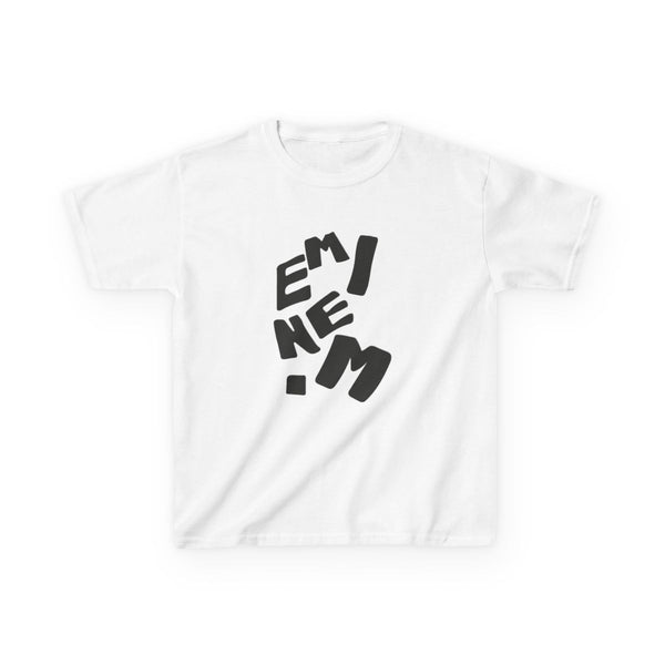 Text Kids T-Shirt White Front