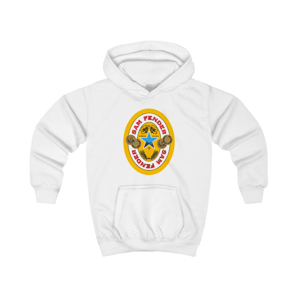 Fender Badge Kids Hoodie White Front