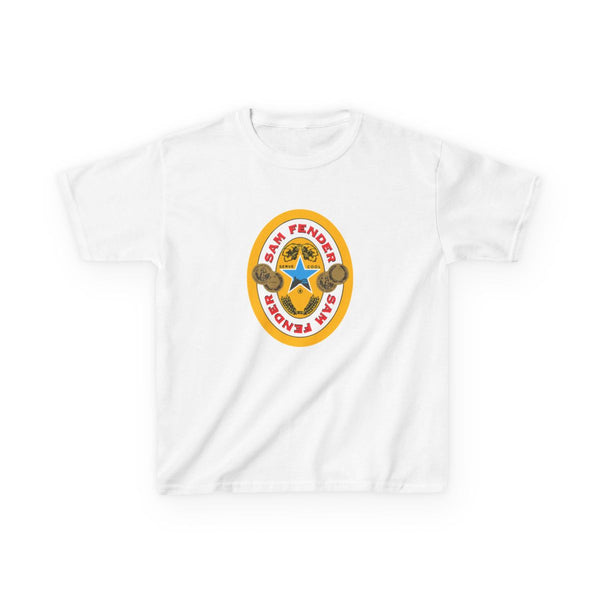 Fender Badge Kids T-Shirt White Front