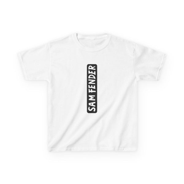 Fender Vertical Kids T-Shirt White Front