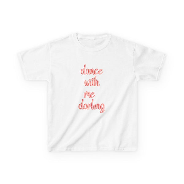 Dance With Me Darling - Fender Kids T-Shirt White Front