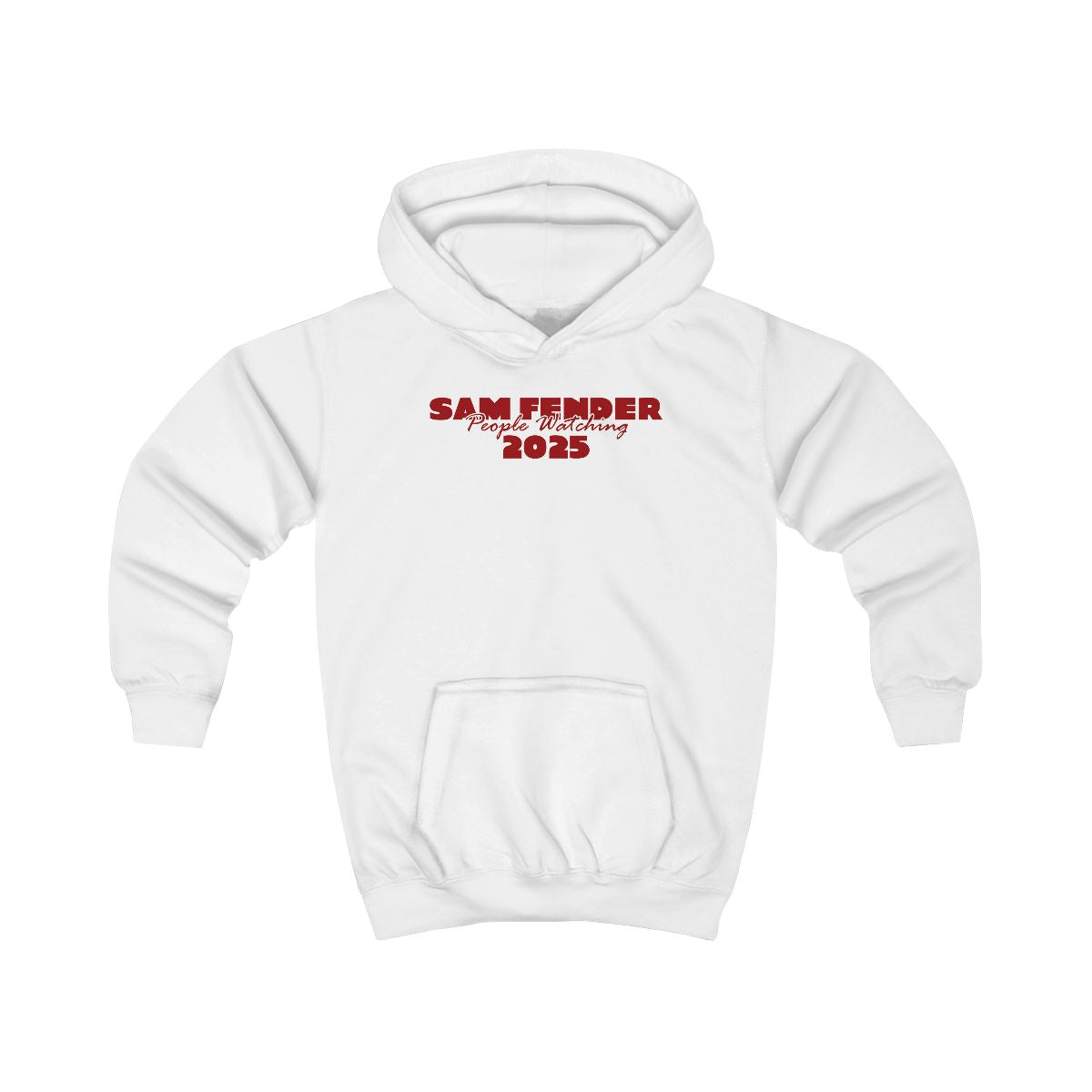Stripes People Watching 2025 Kids Hoodie