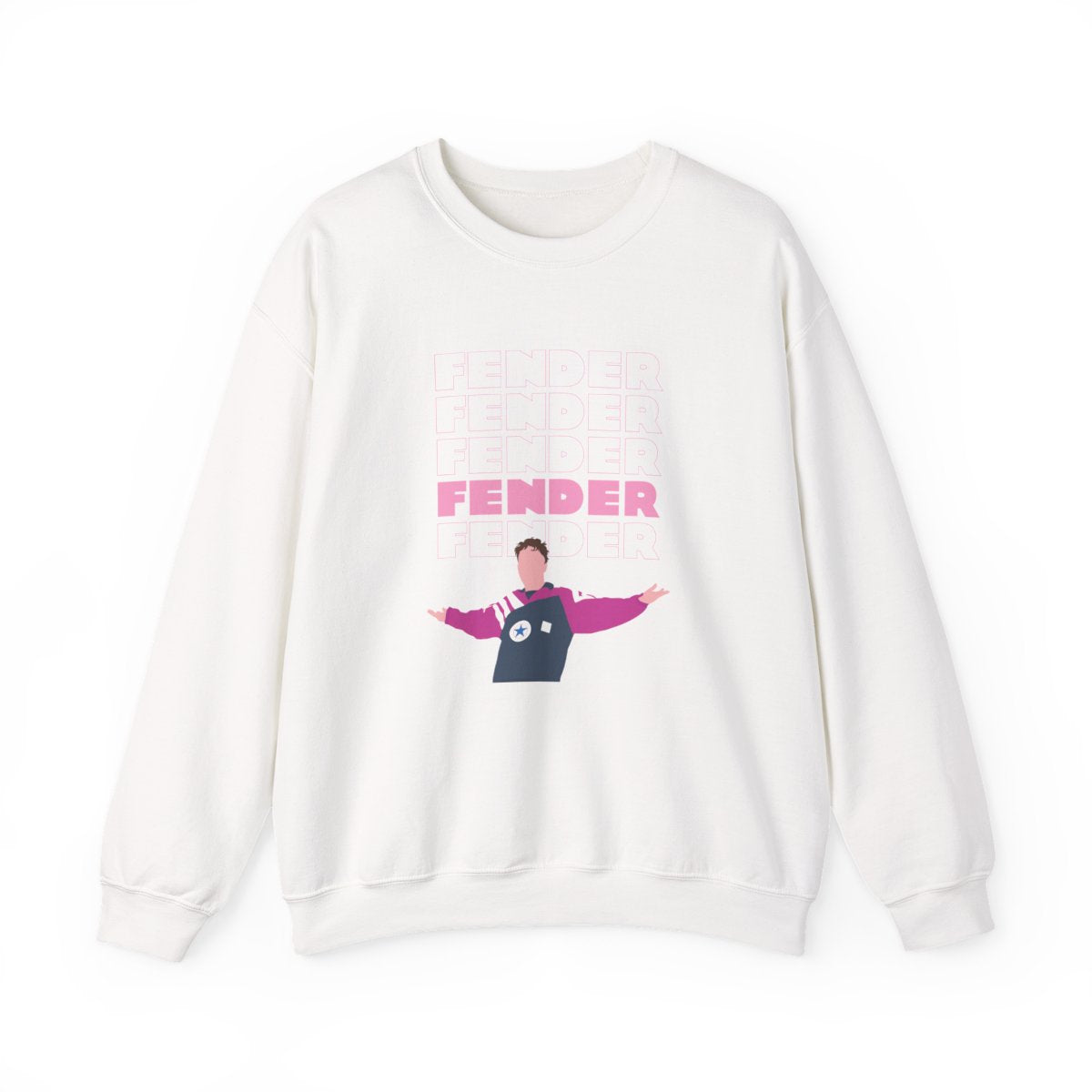Fender Pink Sports Jersey Sweatshirt