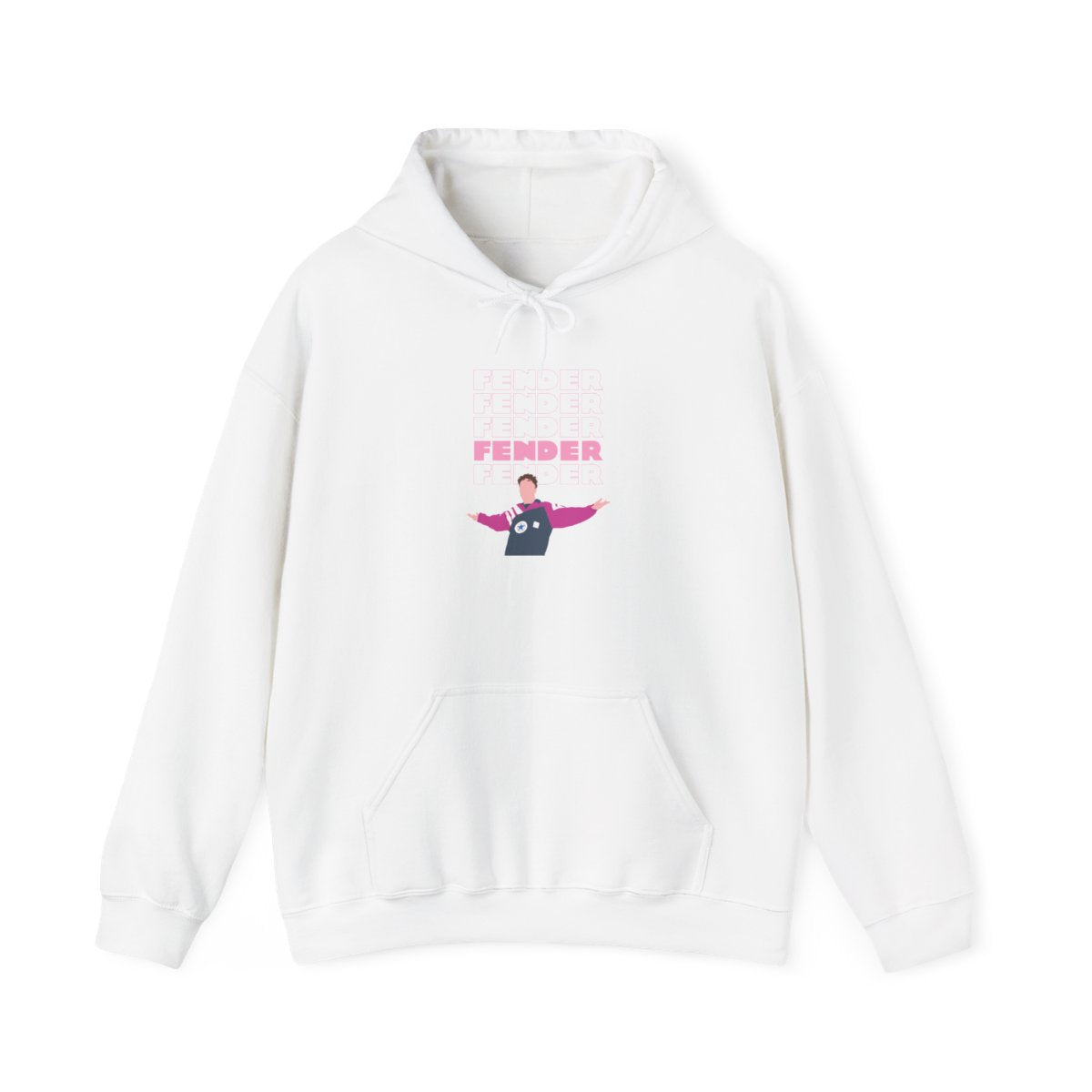 Fender Pink Sports Jersey Hoodie