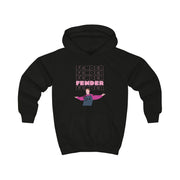 Fender Pink Sports Jersey Kids Hoodie 5