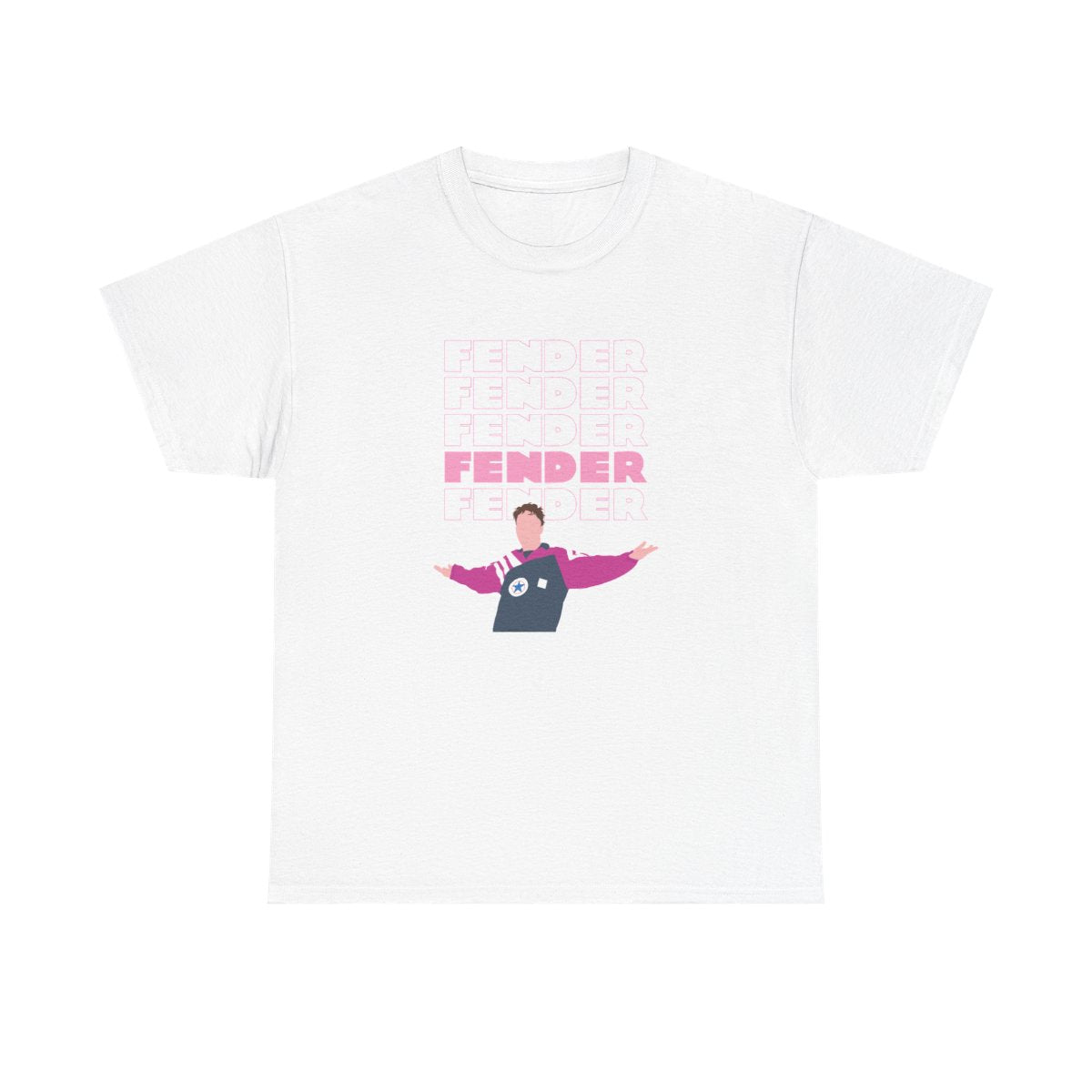 Fender Pink Sports Jersey T-Shirt