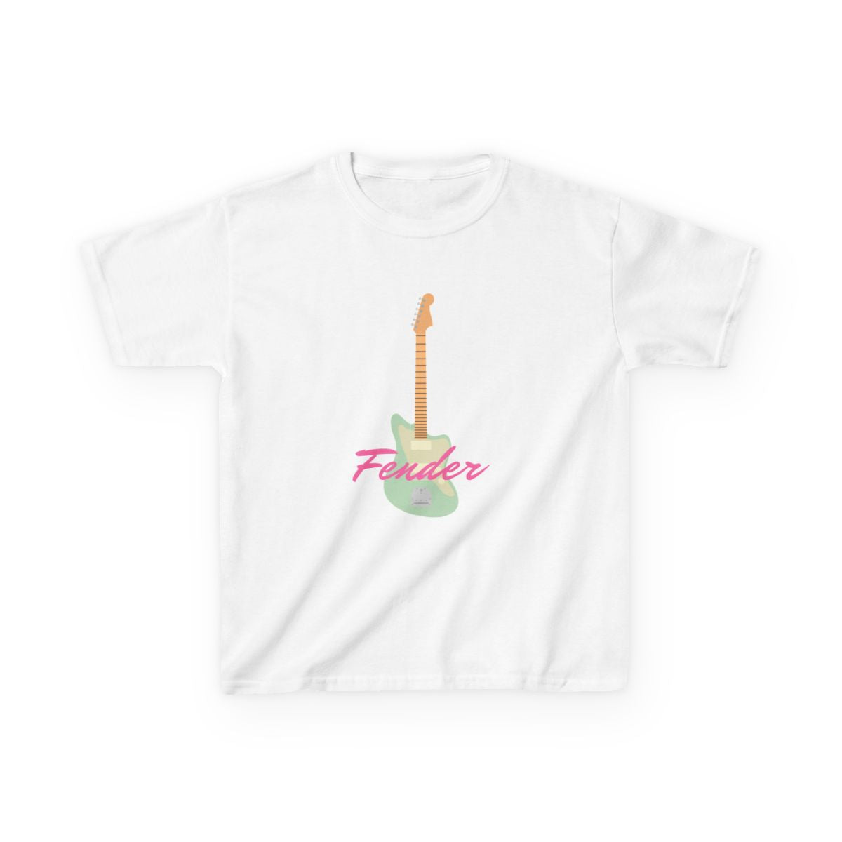 Blue Guitar Fender Kids T-Shirt