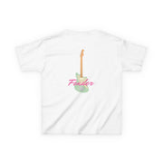 Blue Guitar Fender Kids T-Shirt 2
