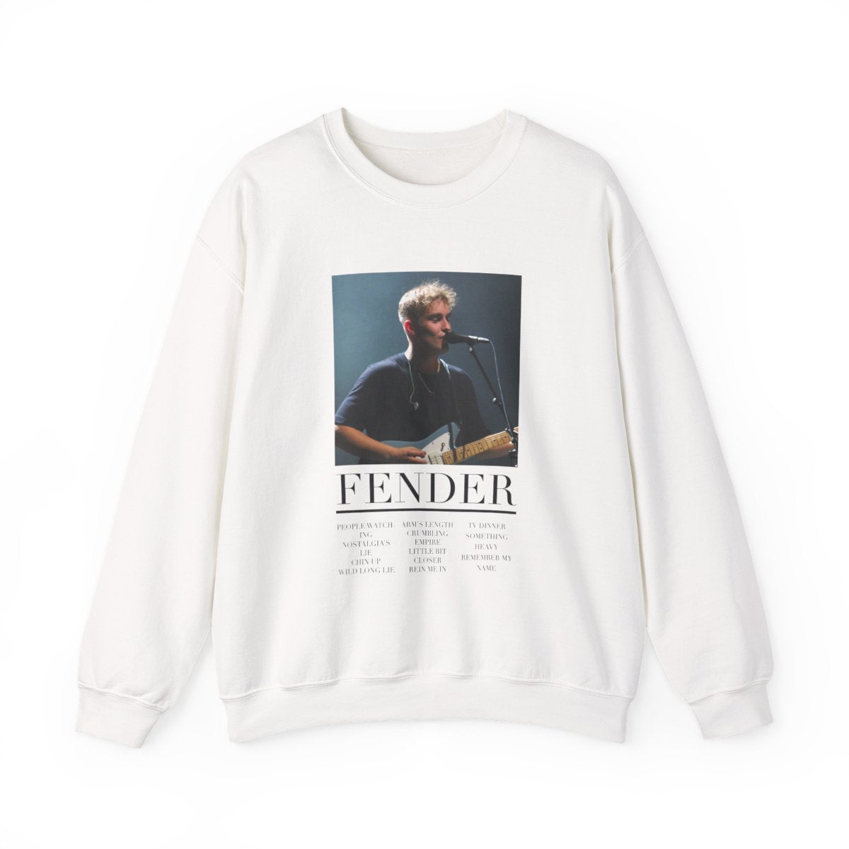 Fender Orange Song List Sweatshirt