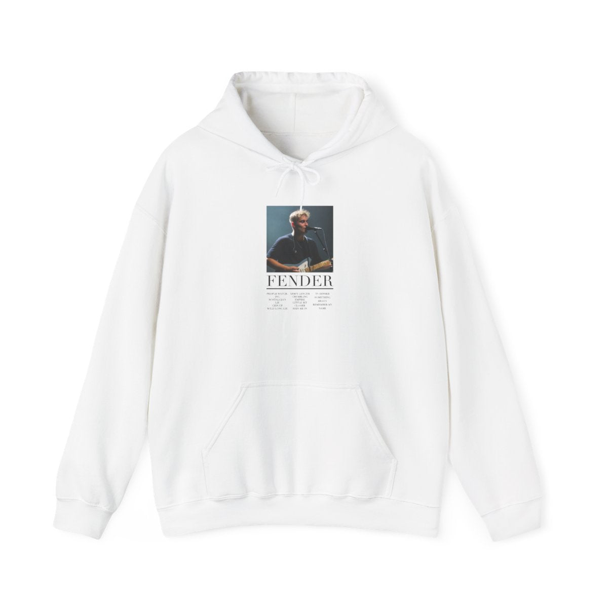 Fender Orange Song List Hoodie