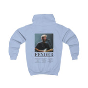 Fender Orange Song List Kids Hoodie 6