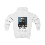 Fender Orange Song List Kids Hoodie 2