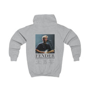 Fender Orange Song List Kids Hoodie 4
