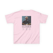 Fender Orange Song List Kids T-Shirt 8