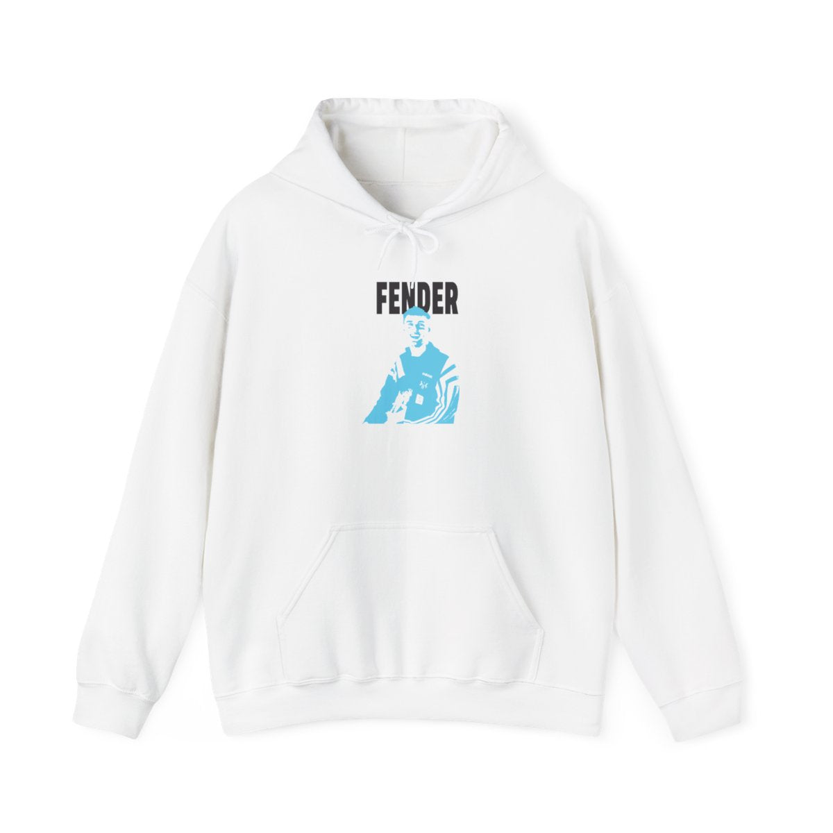 Fender Silhouette Blue Hoodie