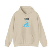 Fender Silhouette Blue Hoodie 5