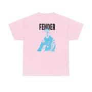 Fender Silhouette Blue T-Shirt 8