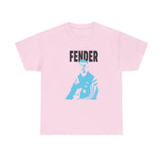 Fender Silhouette Blue T-Shirt 7