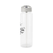 I Would Hit Him In A Heartbeat Now Clear Water Bottle 9