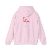Watercolour Flamingo Painting Hoodie 10