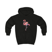 Watercolour Flamingo Painting Kids Hoodie 5