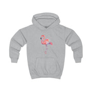 Watercolour Flamingo Painting Kids Hoodie 3