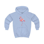 Watercolour Flamingo Painting Kids Hoodie 7