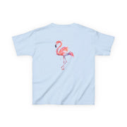 Watercolour Flamingo Painting Kids T-Shirt 8