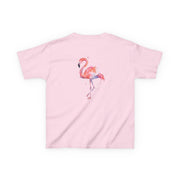 Watercolour Flamingo Painting Kids T-Shirt 10