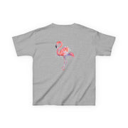 Watercolour Flamingo Painting Kids T-Shirt 4