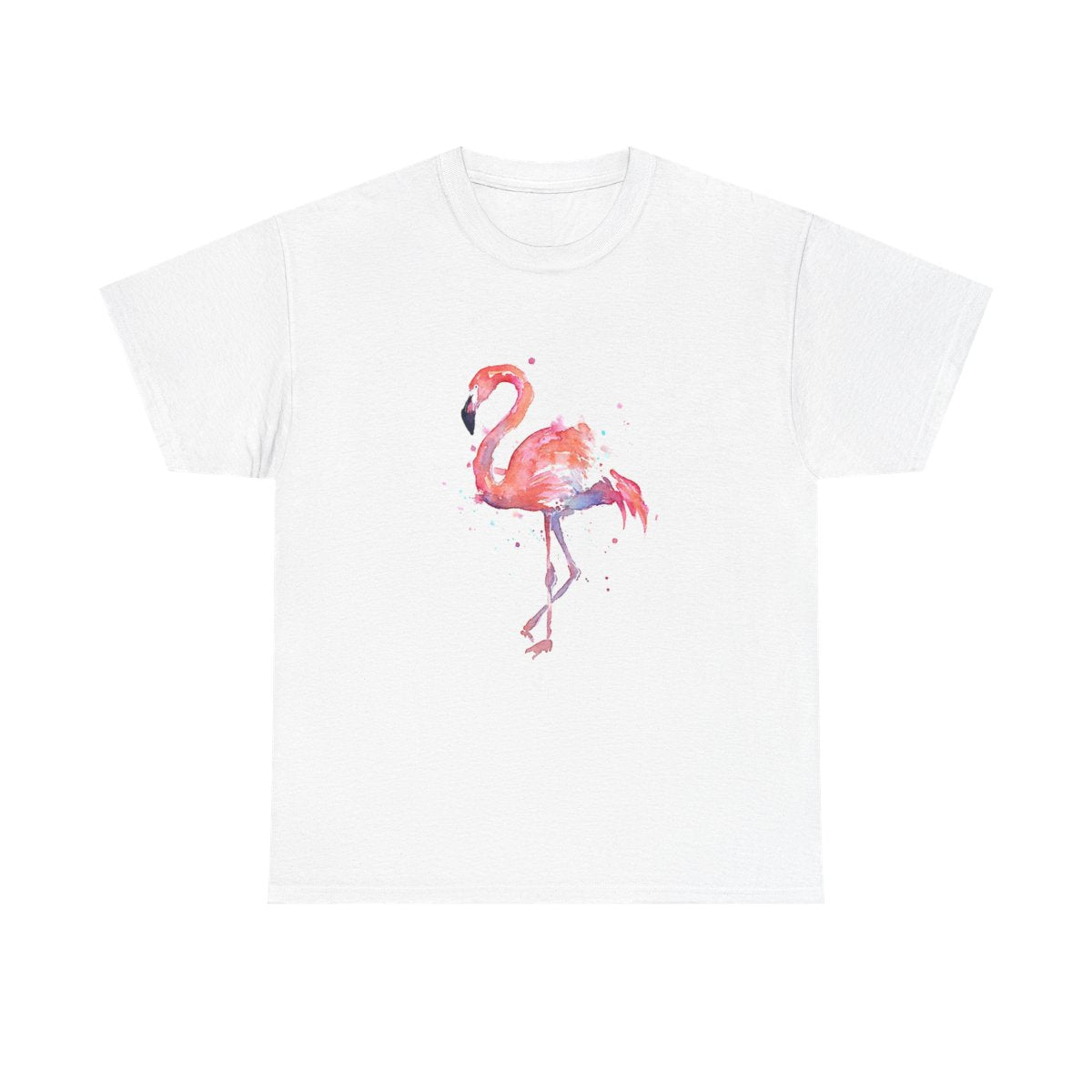 Watercolour Flamingo Painting T-Shirt
