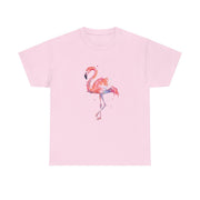 Watercolour Flamingo Painting T-Shirt 9