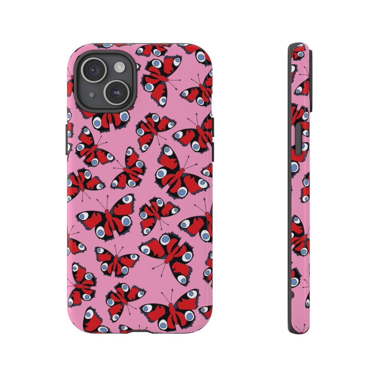 Red Butterfly - Butterfly Patterns Phone Case