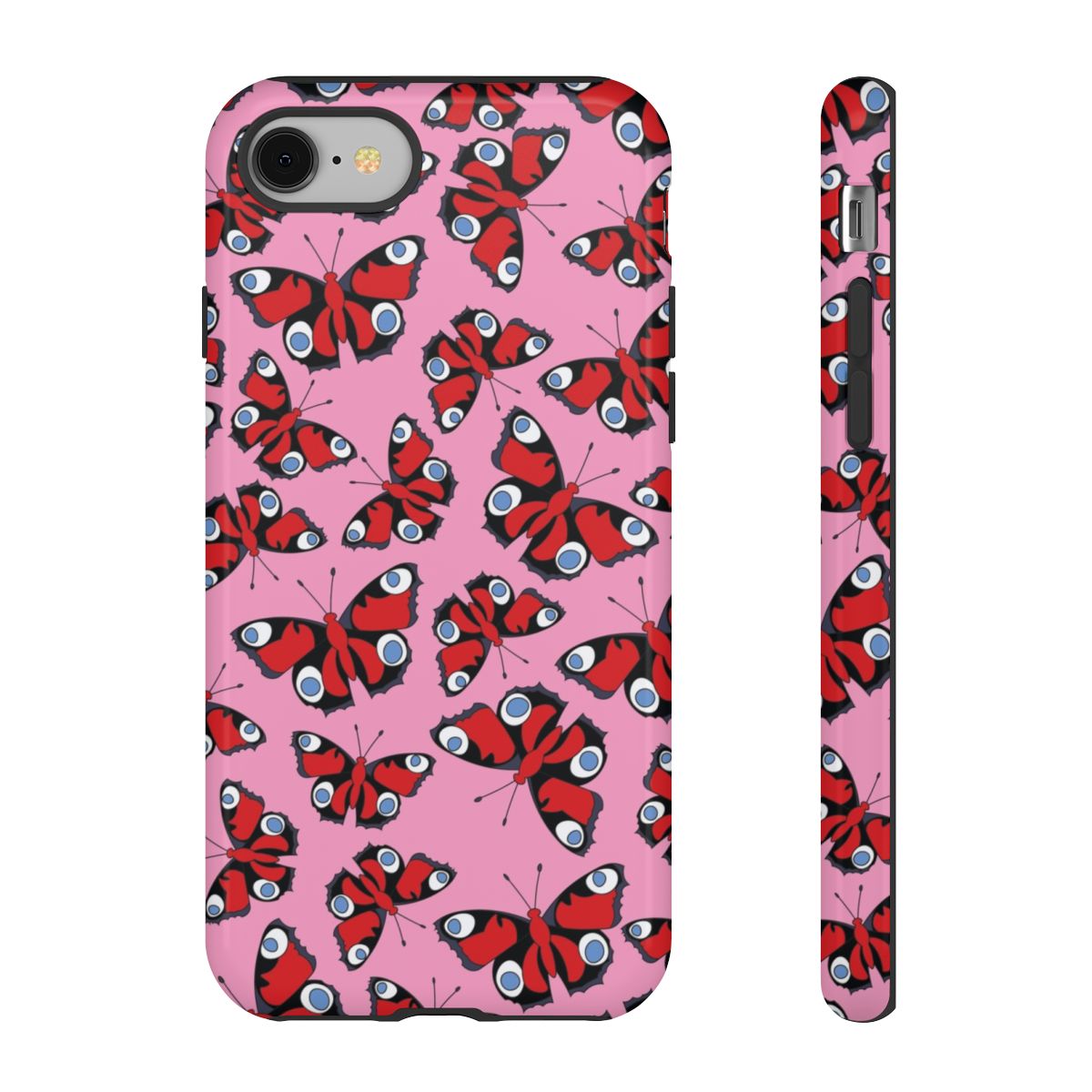 Red Butterfly - Butterfly Patterns Phone Case