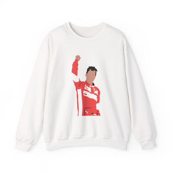 Vettel - F1 Sweatshirt White Front