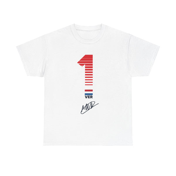 Verstappen - F1 T-Shirt White Front